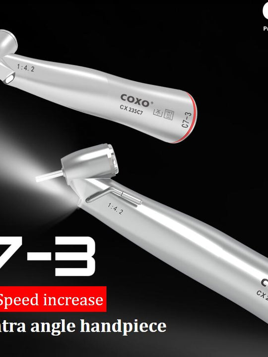 COXO contra angle C7-3S 45° angle / 1:4.2 speed ,can be used with COXO implant motor