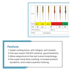 COXO Dental Root Canal Endo File SC-PRO 10 packs in one box